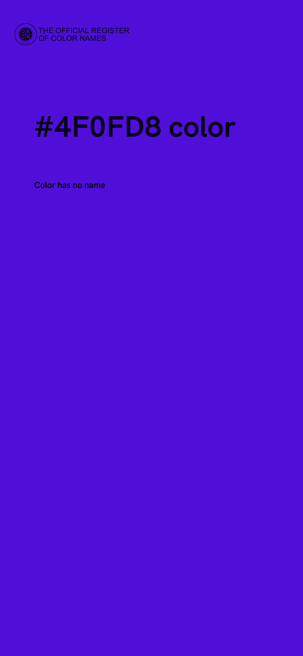 #4F0FD8 color image