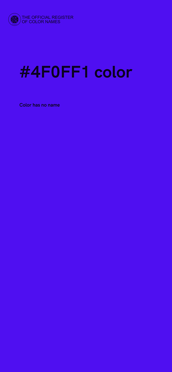 #4F0FF1 color image