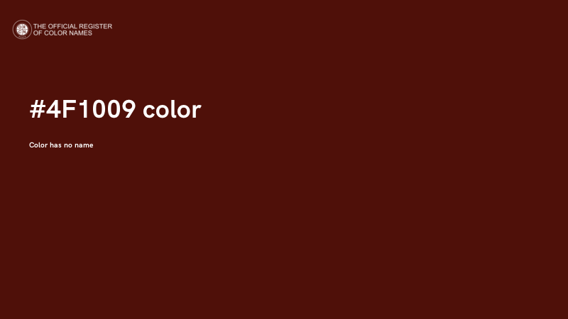 #4F1009 color image