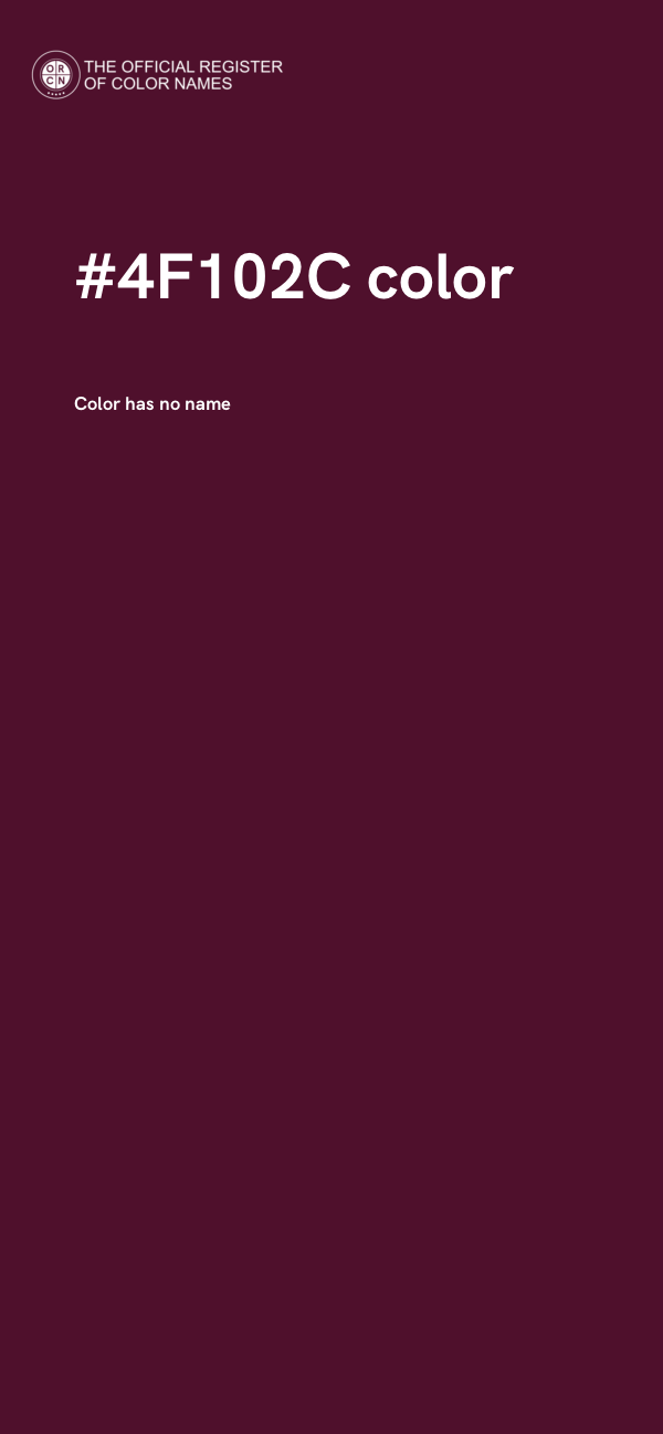#4F102C color image