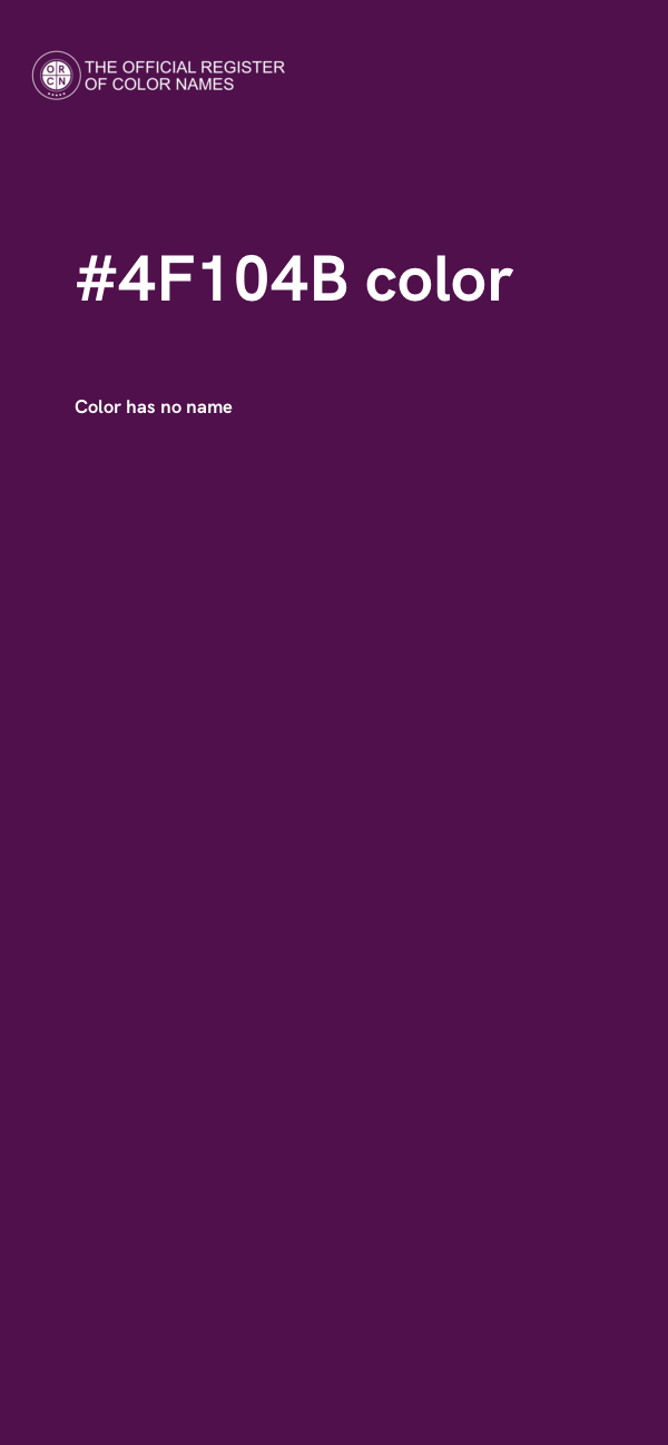 #4F104B color image