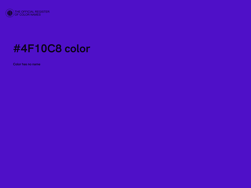 #4F10C8 color image