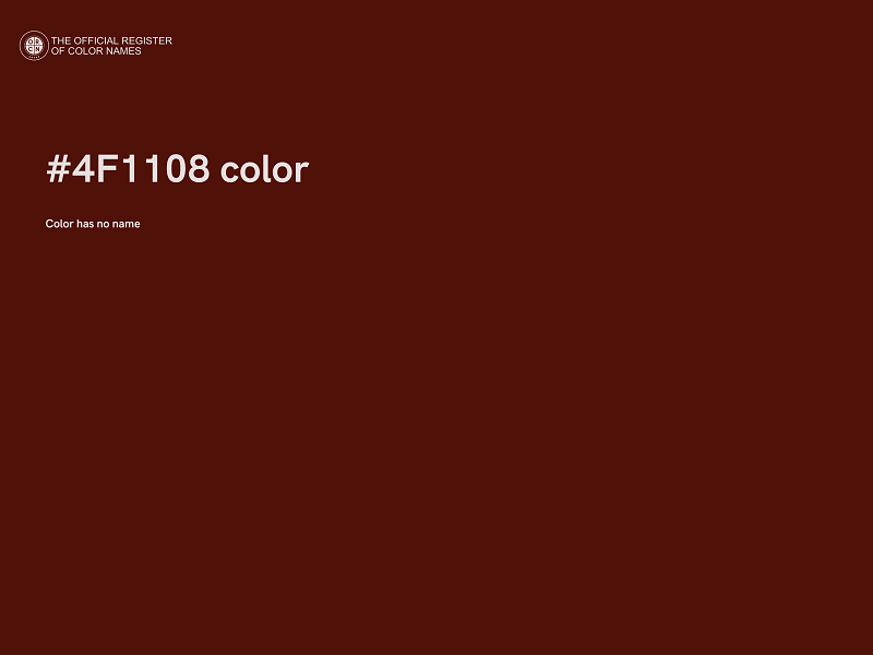 #4F1108 color image