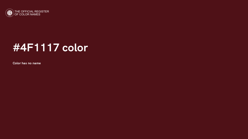 #4F1117 color image
