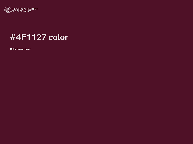 #4F1127 color image