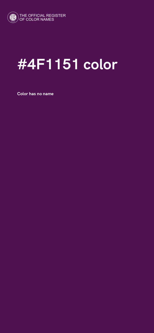 #4F1151 color image