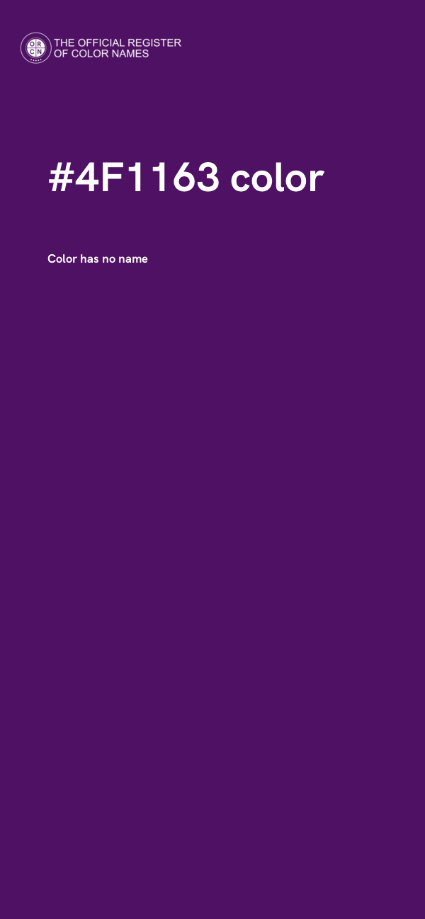 #4F1163 color image
