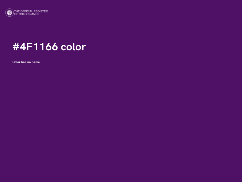 #4F1166 color image