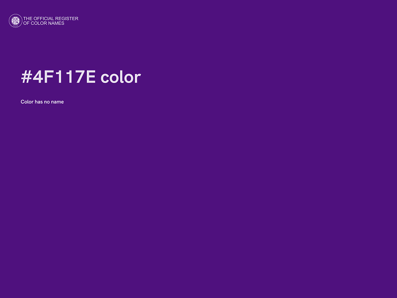 #4F117E color image