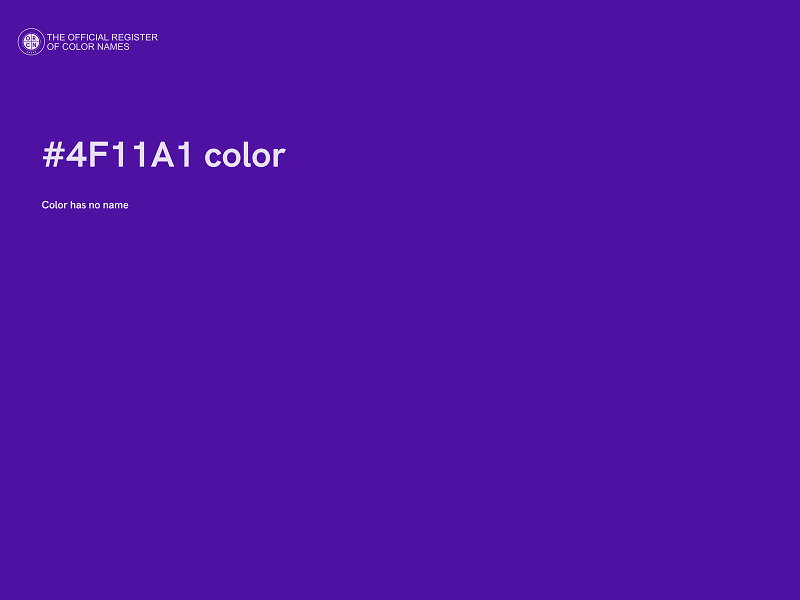 #4F11A1 color image