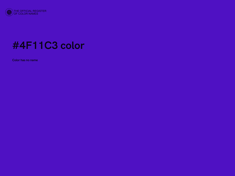 #4F11C3 color image