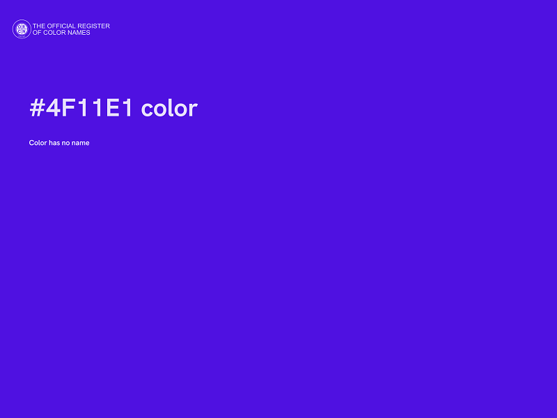 #4F11E1 color image