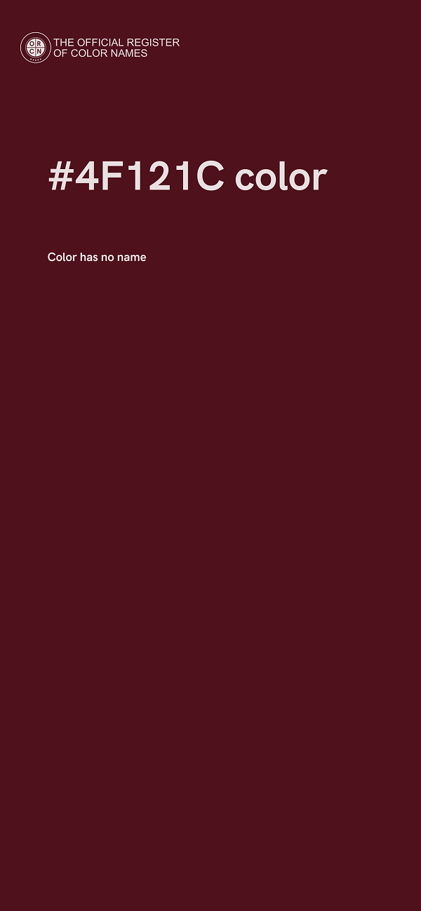 #4F121C color image