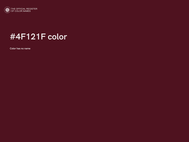 #4F121F color image