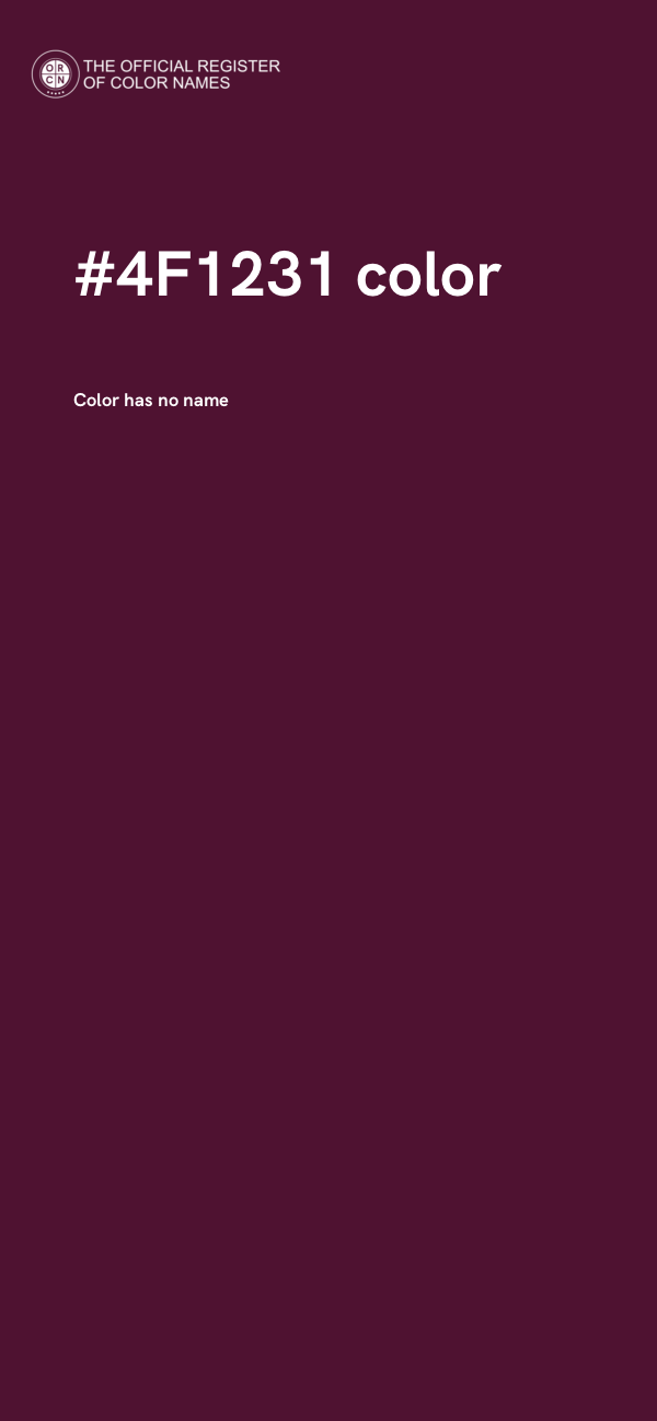 #4F1231 color image