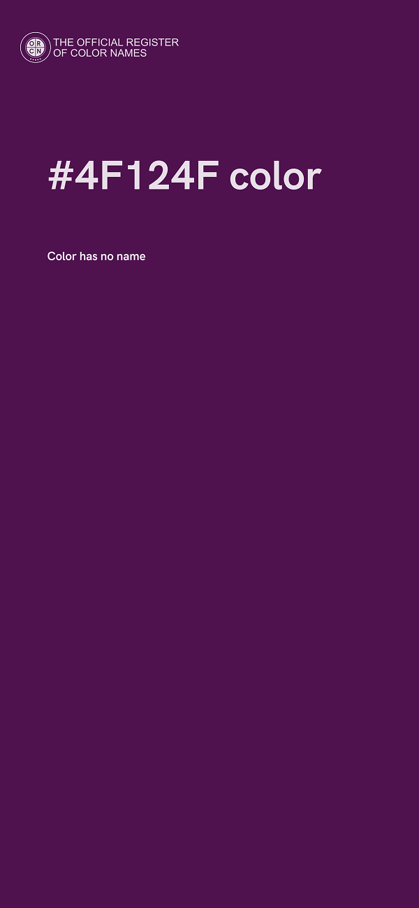 #4F124F color image