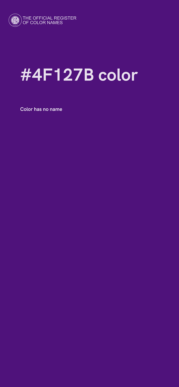 #4F127B color image