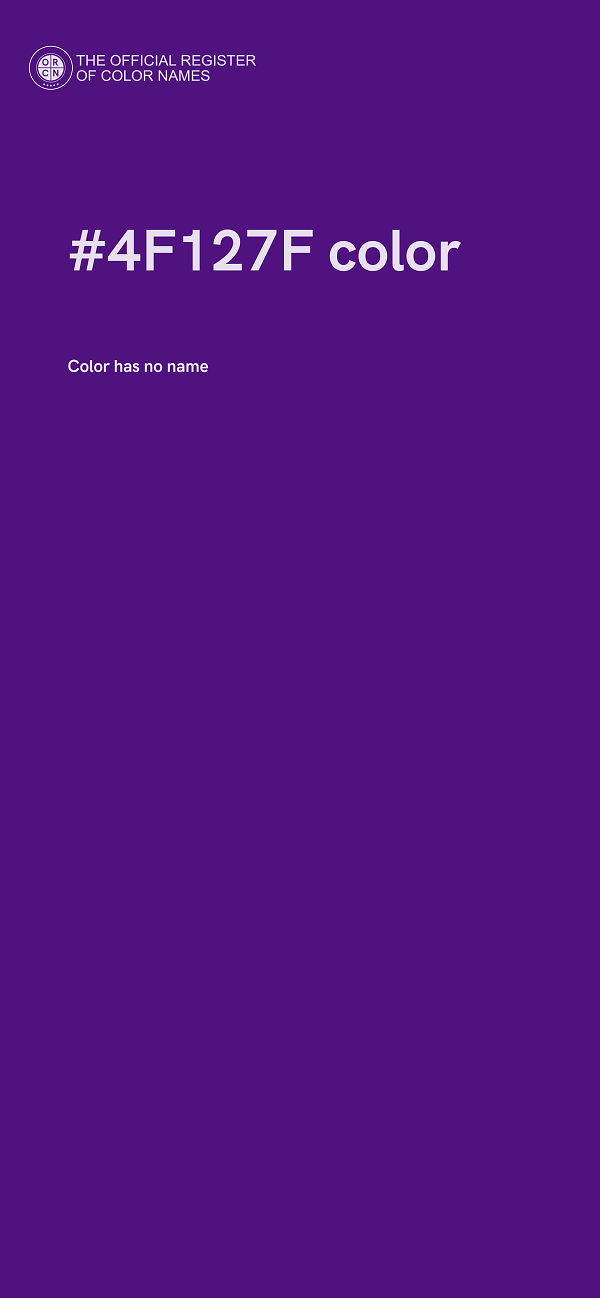 #4F127F color image