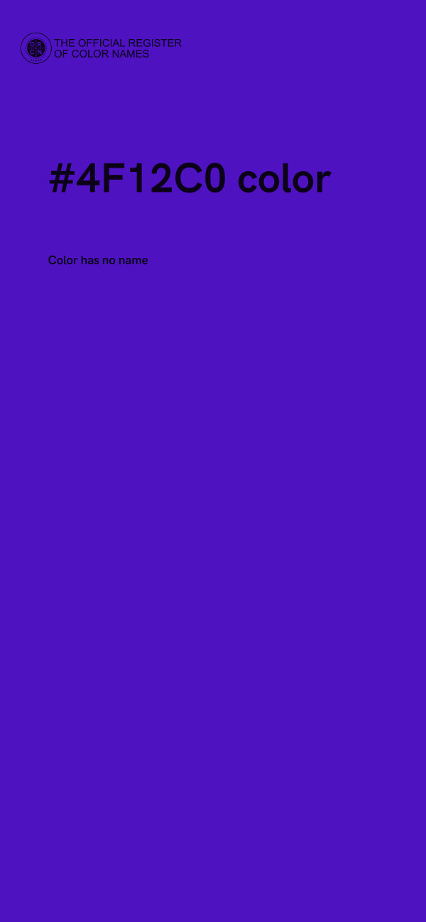 #4F12C0 color image