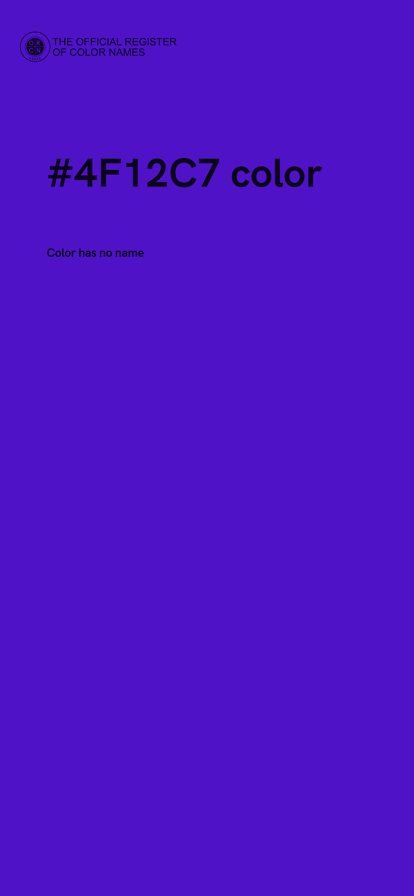 #4F12C7 color image