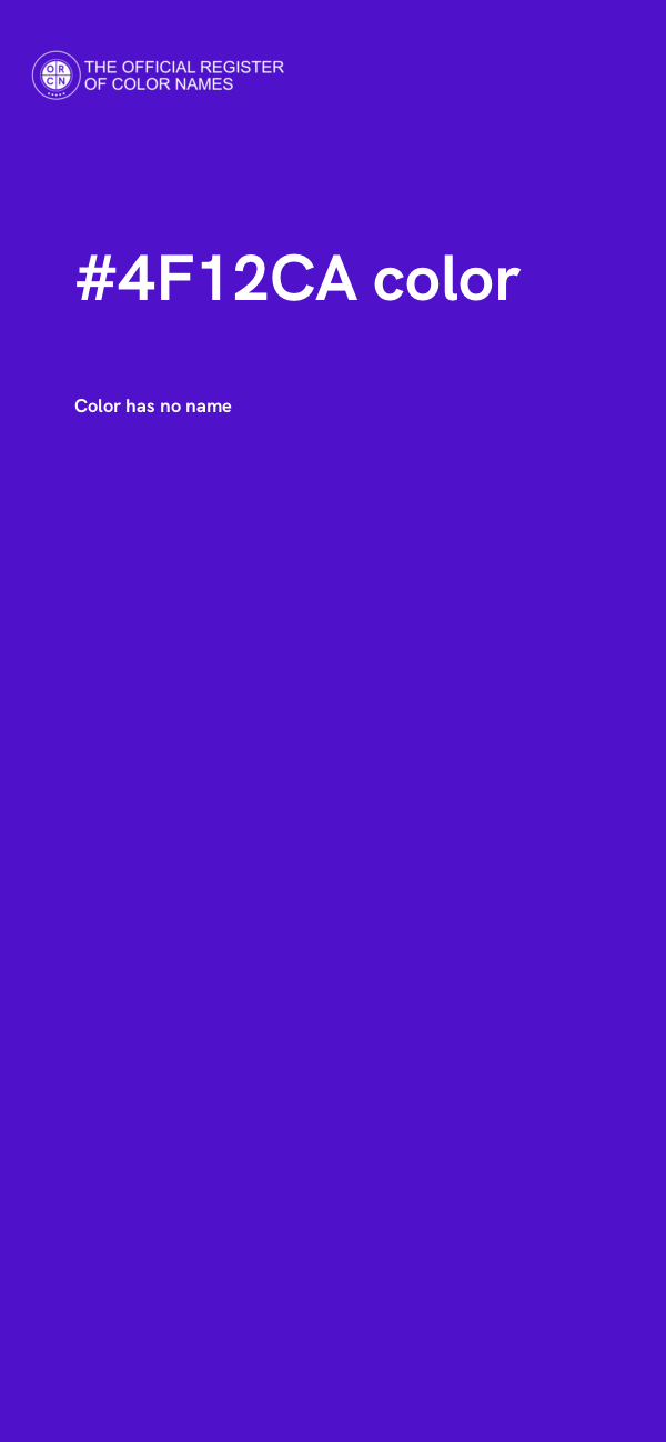 #4F12CA color image