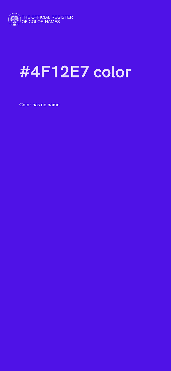#4F12E7 color image