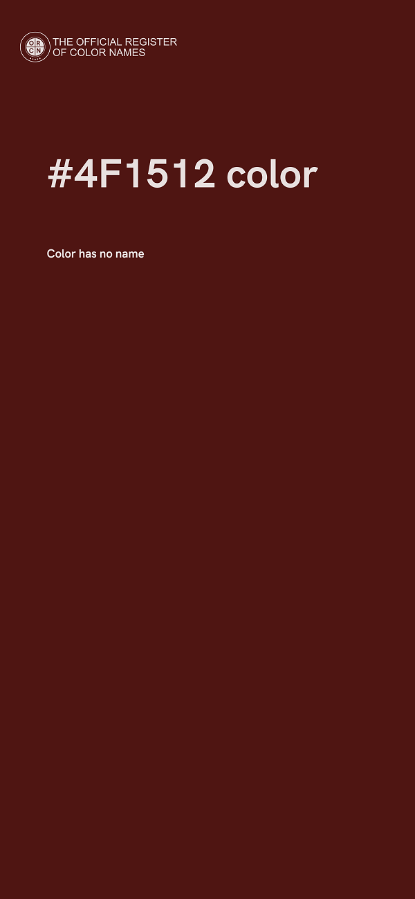 #4F1512 color image