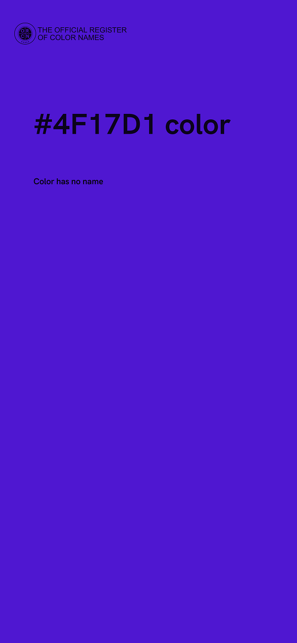 #4F17D1 color image