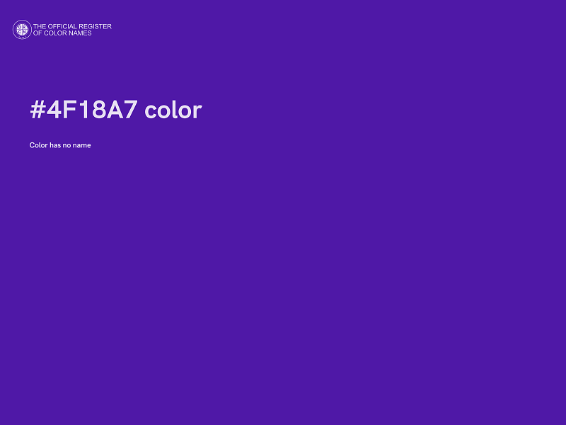 #4F18A7 color image