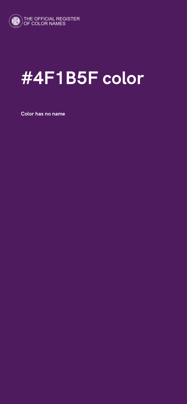 #4F1B5F color image