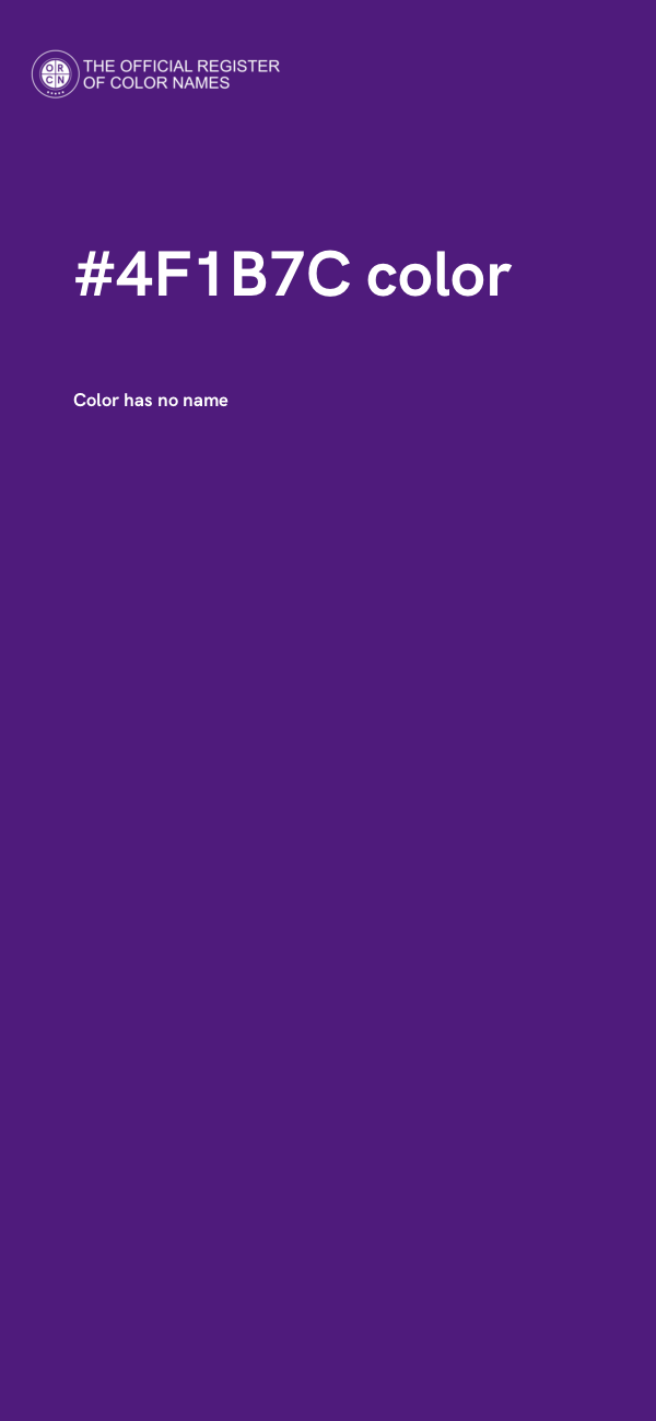 #4F1B7C color image