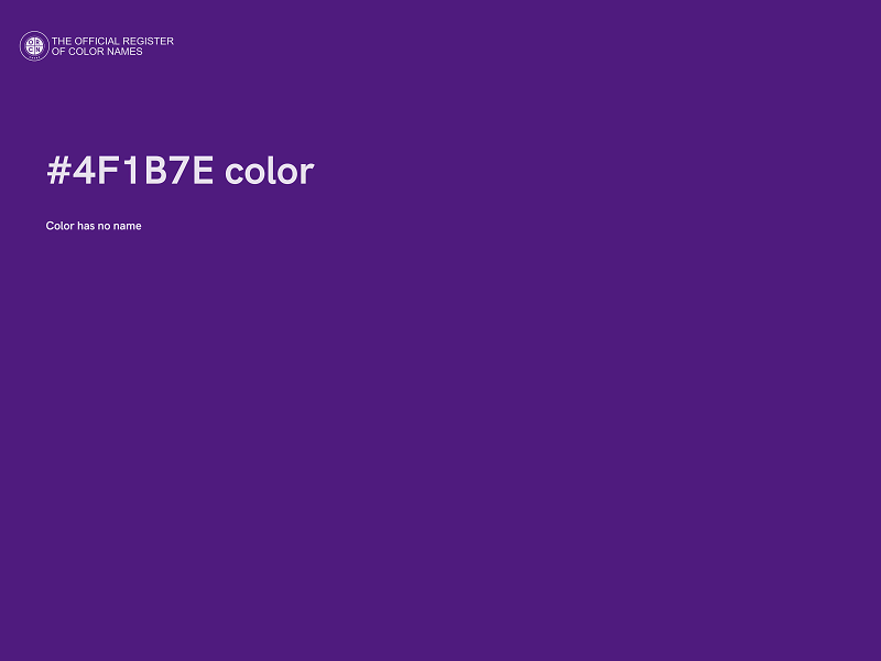 #4F1B7E color image