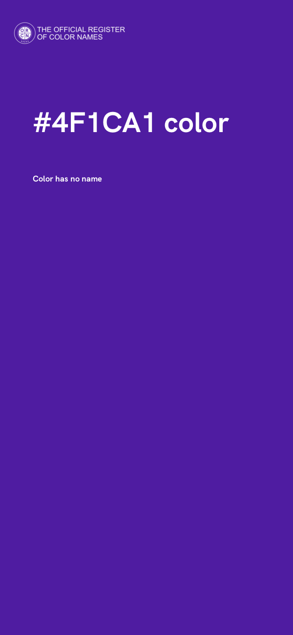#4F1CA1 color image
