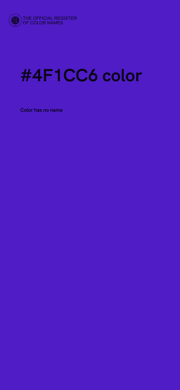 #4F1CC6 color image