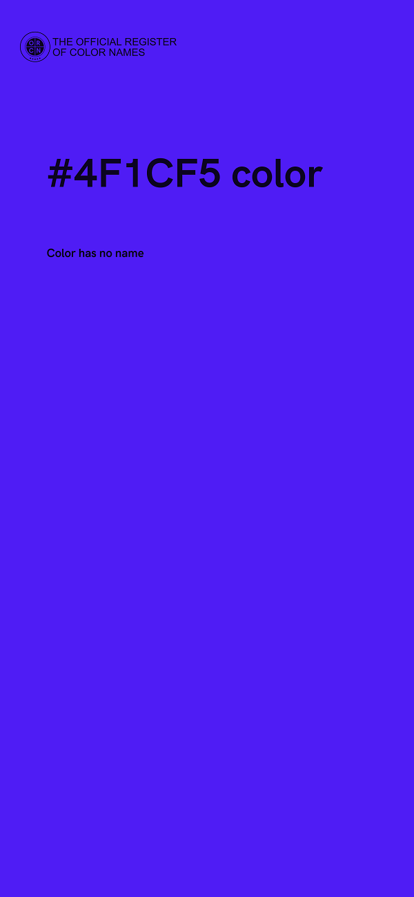 #4F1CF5 color image
