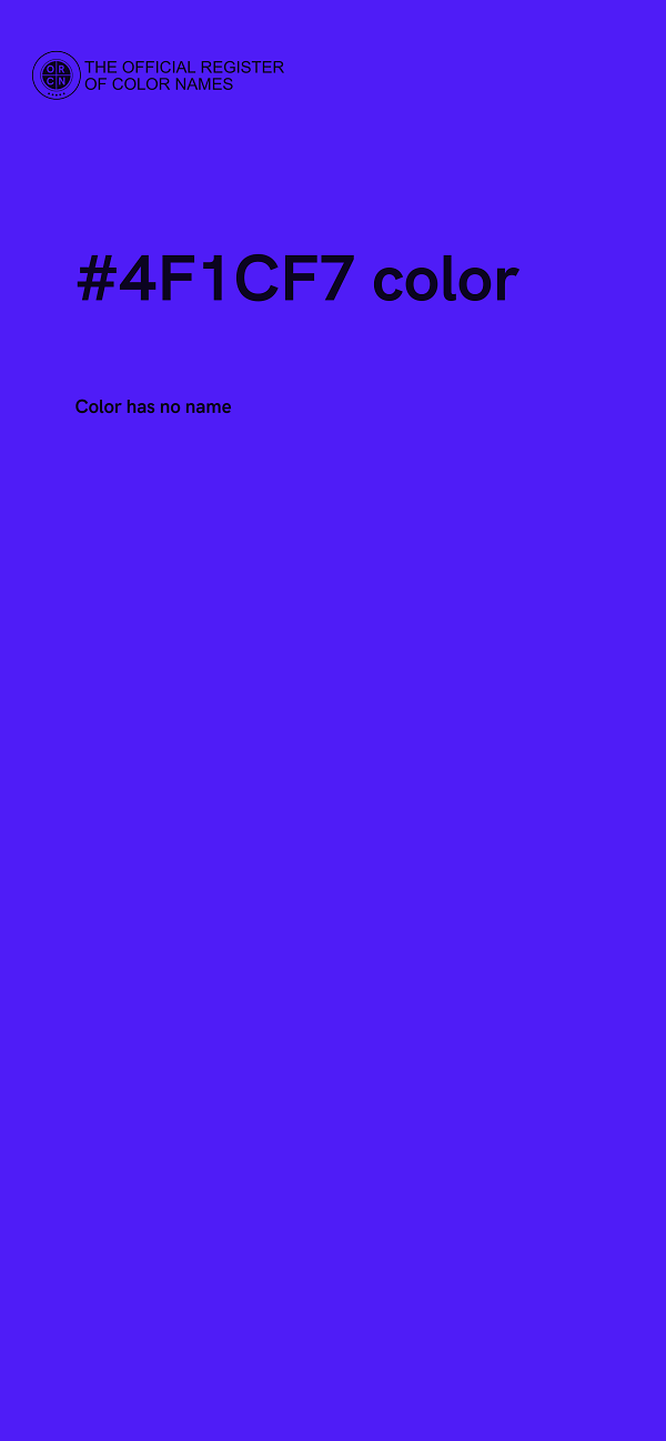 #4F1CF7 color image
