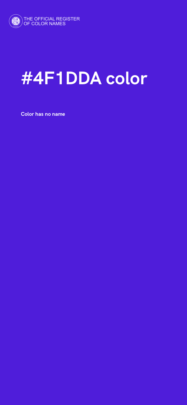 #4F1DDA color image