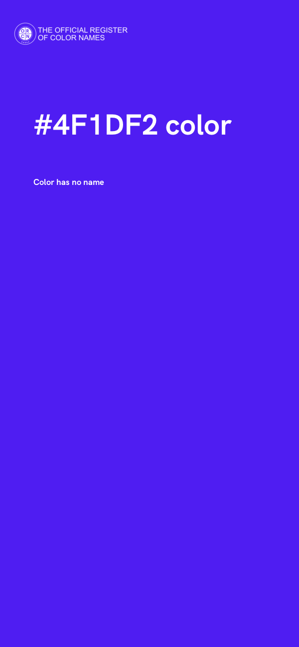 #4F1DF2 color image