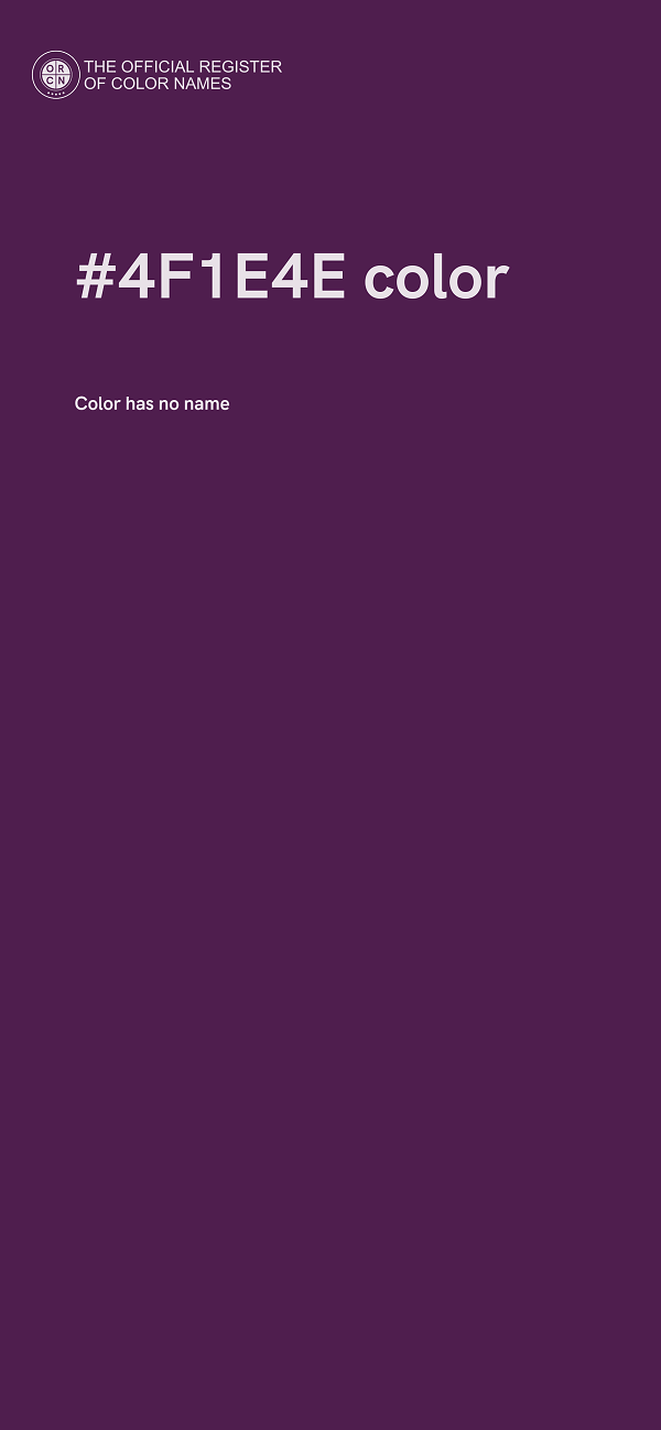 #4F1E4E color image