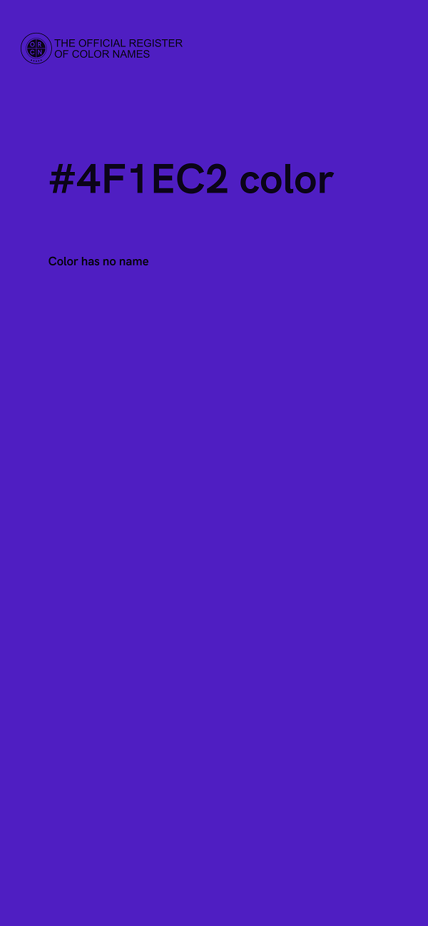 #4F1EC2 color image