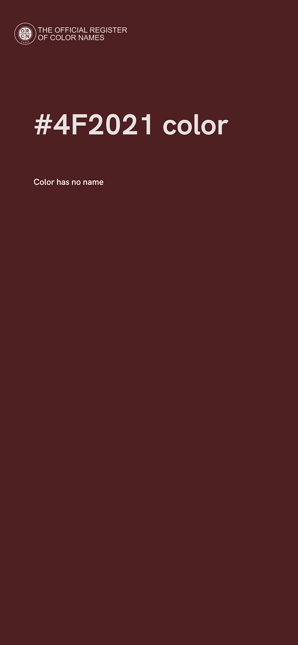 #4F2021 color image