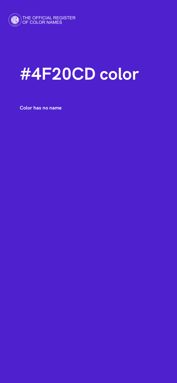 #4F20CD color image