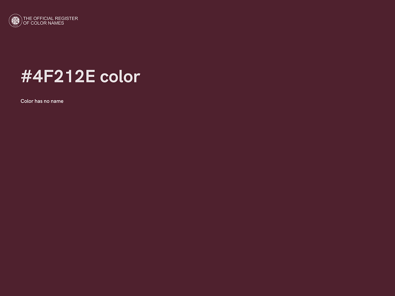 #4F212E color image