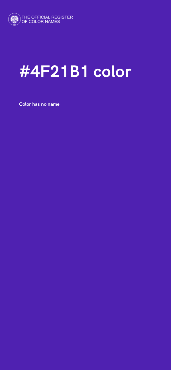 #4F21B1 color image