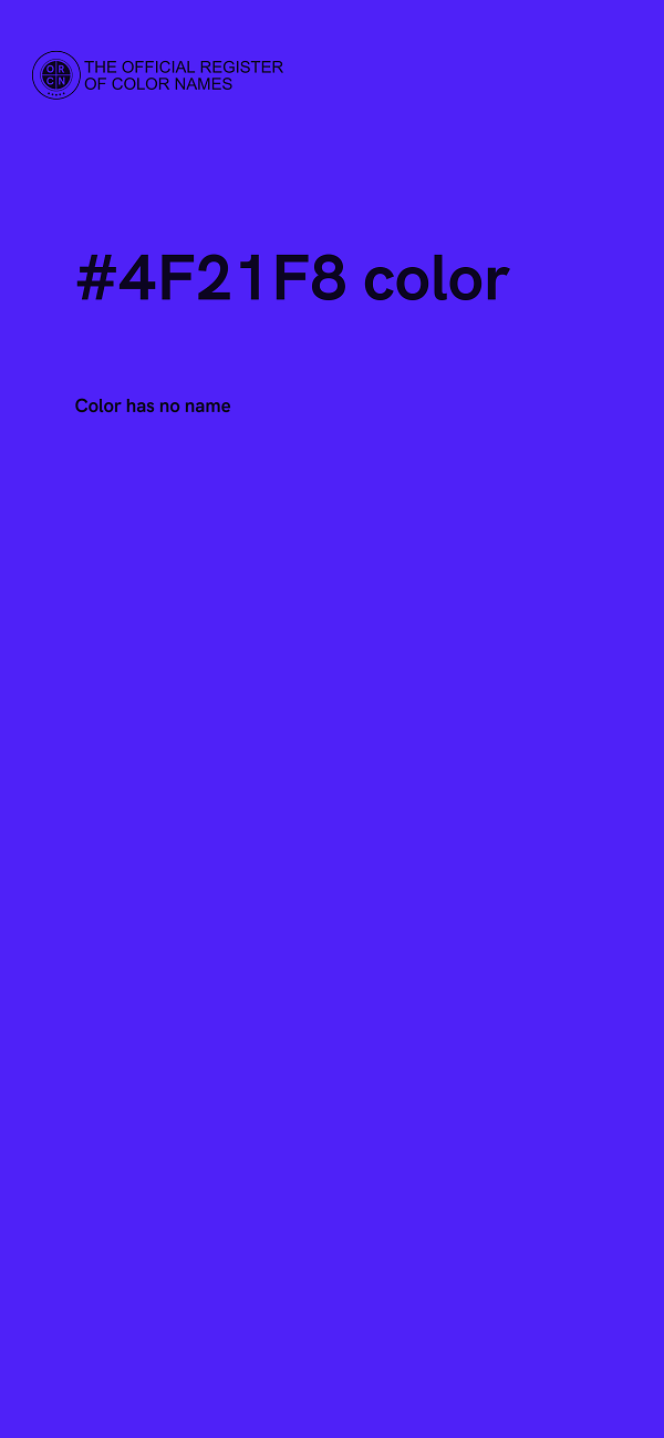 #4F21F8 color image