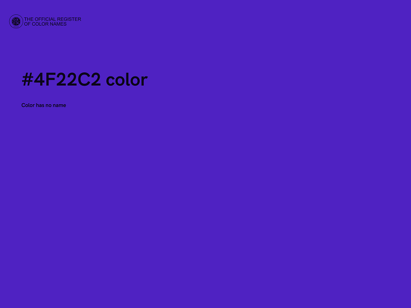 #4F22C2 color image
