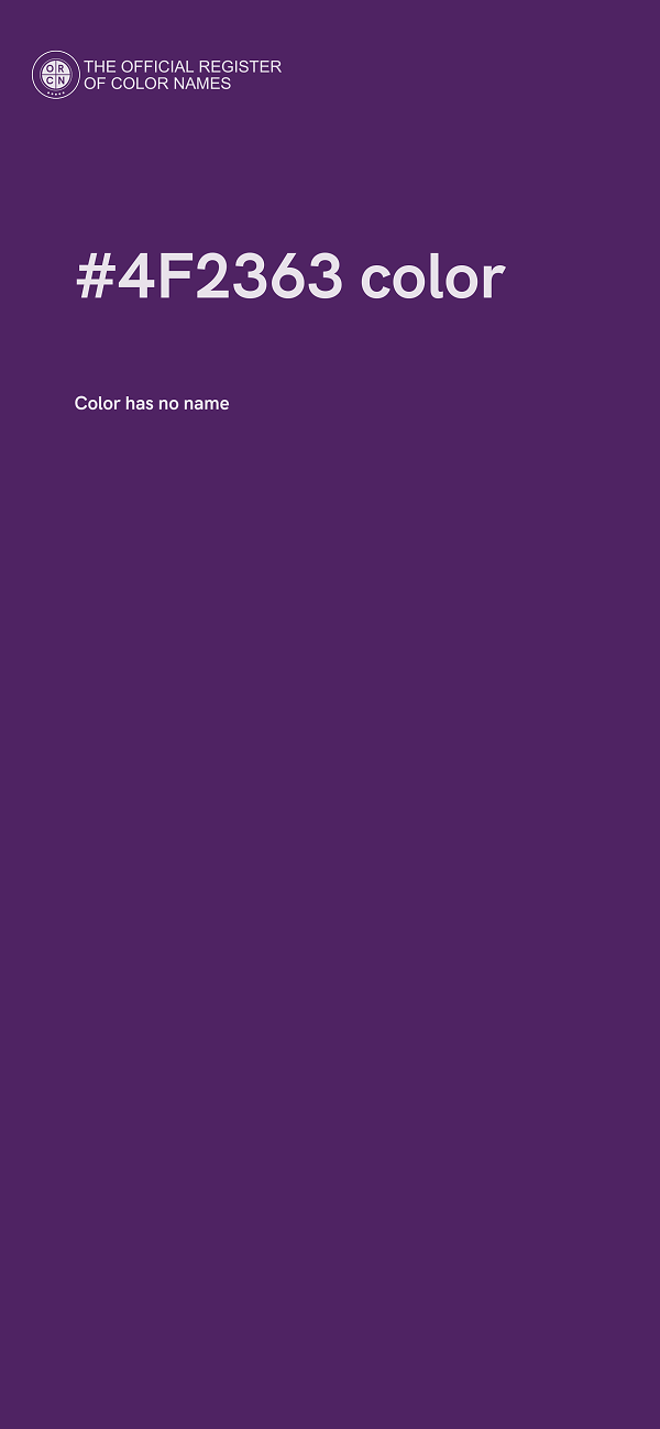 #4F2363 color image