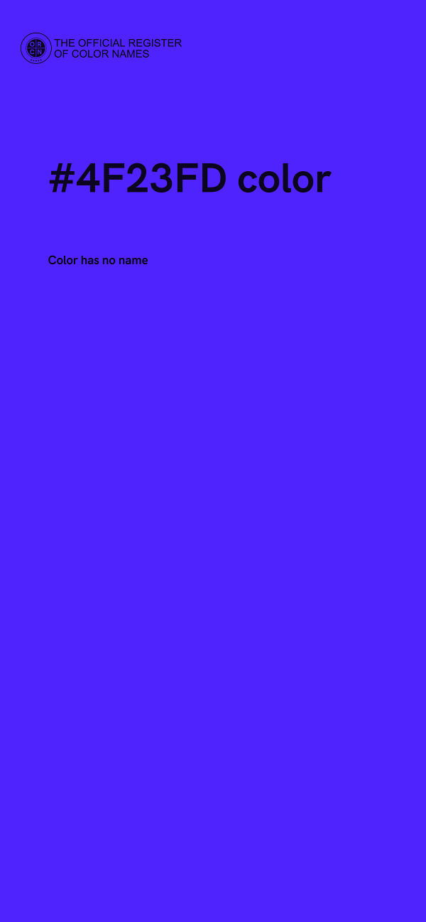 #4F23FD color image