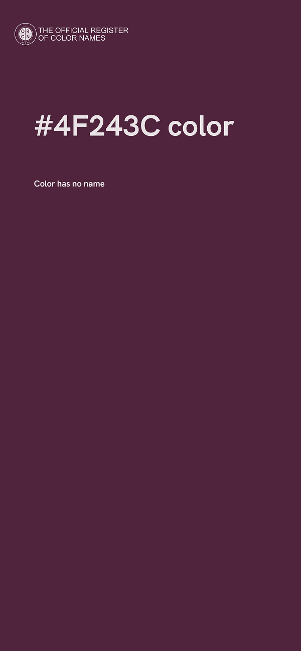 #4F243C color image