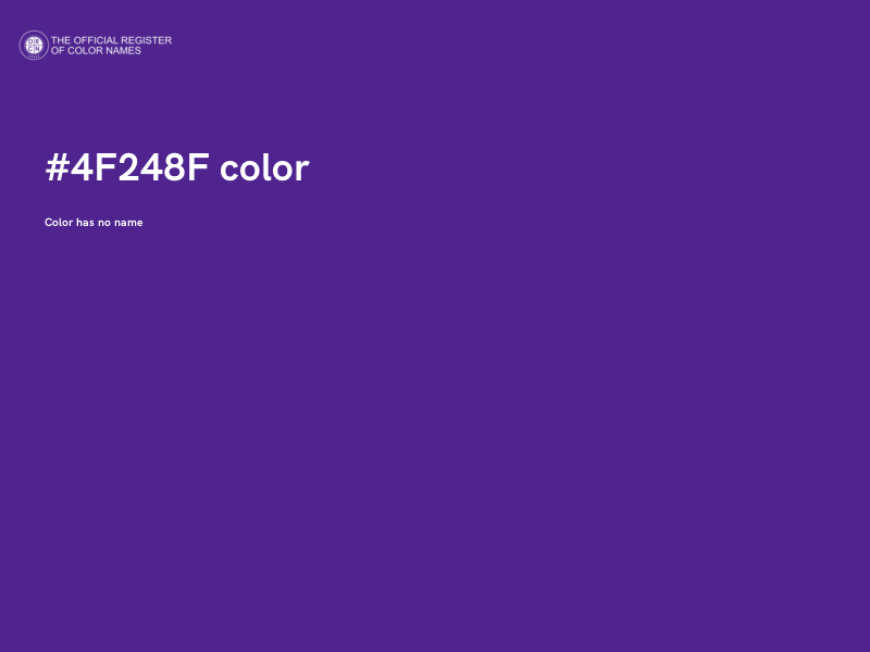 #4F248F color image